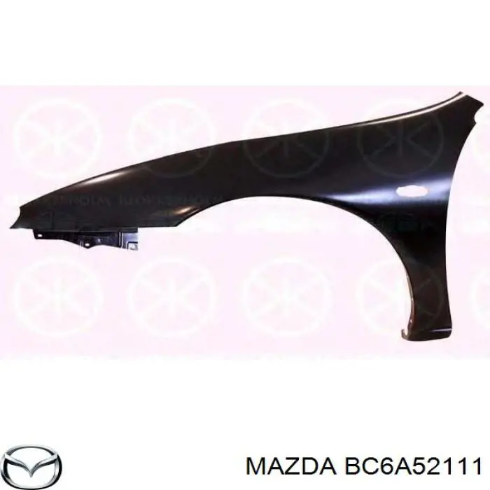 Pára-lama dianteiro direito para Mazda 323 F V BA
