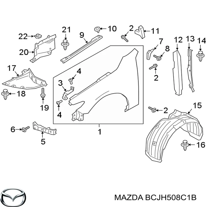 BCJH508C1B Mazda 