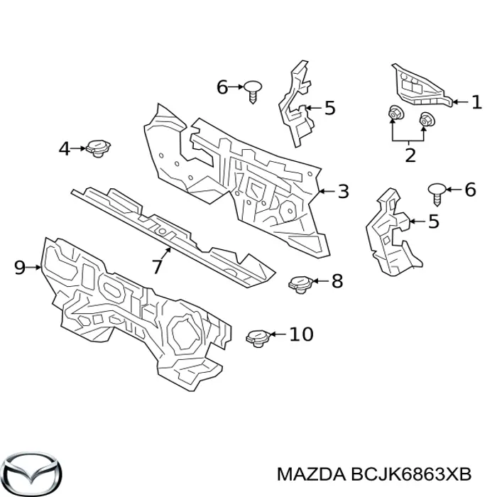 BCJK6863XB Mazda 