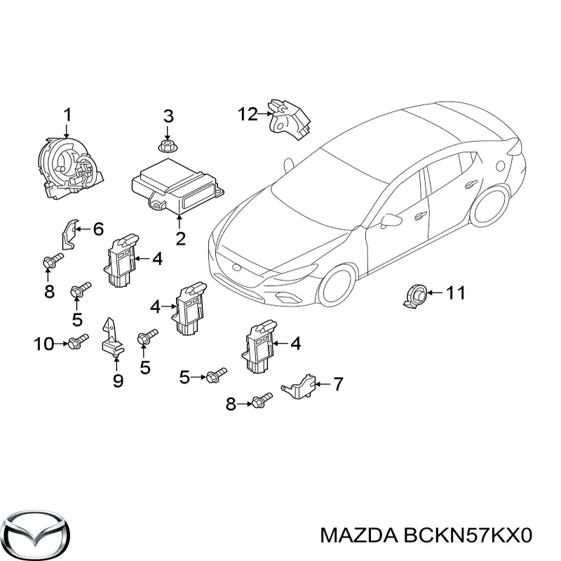 BCKN57KX0 Mazda 