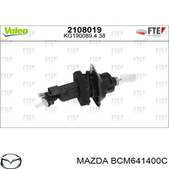 BCM641400C Mazda cilindro mestre de embraiagem