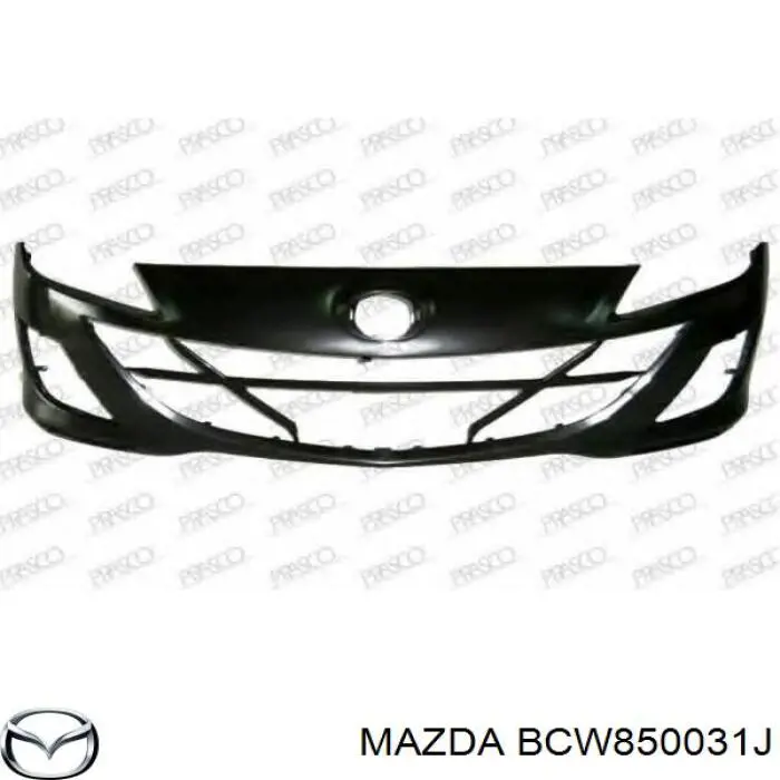 BCW850031J Mazda reforçador do pára-choque dianteiro