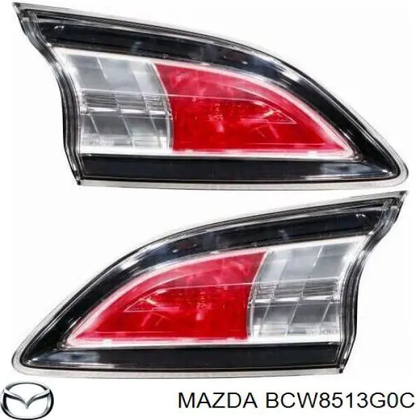 Фонарь задний левый внутренний BCW8513G0C Mazda