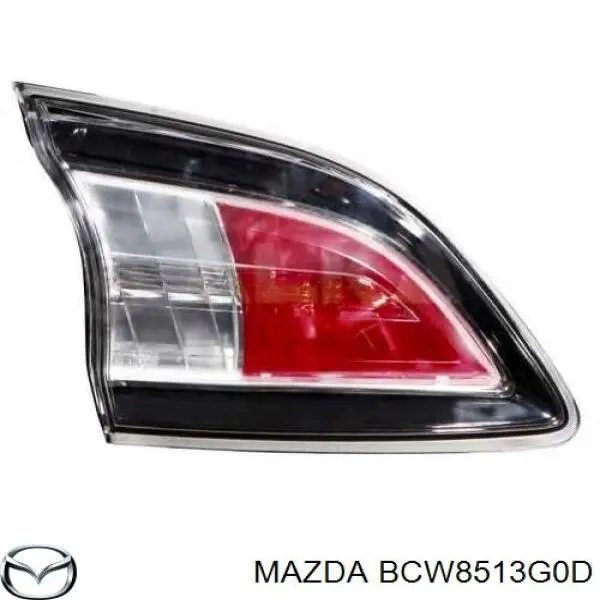 Фонарь задний левый, внутренний Mazda BCW8513G0E цена, от 48.53 USD