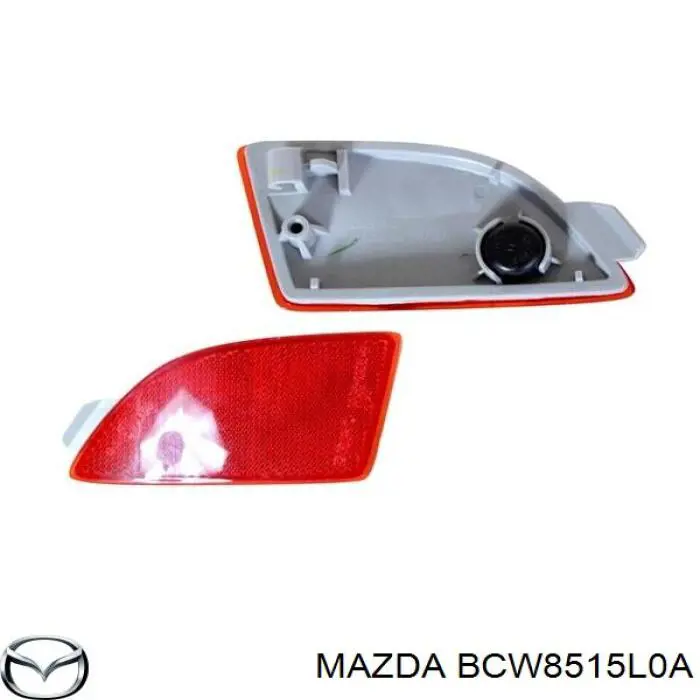 Отражатель бампера заднего правый Mazda BCW8515L0A цена, от 11.40 USD