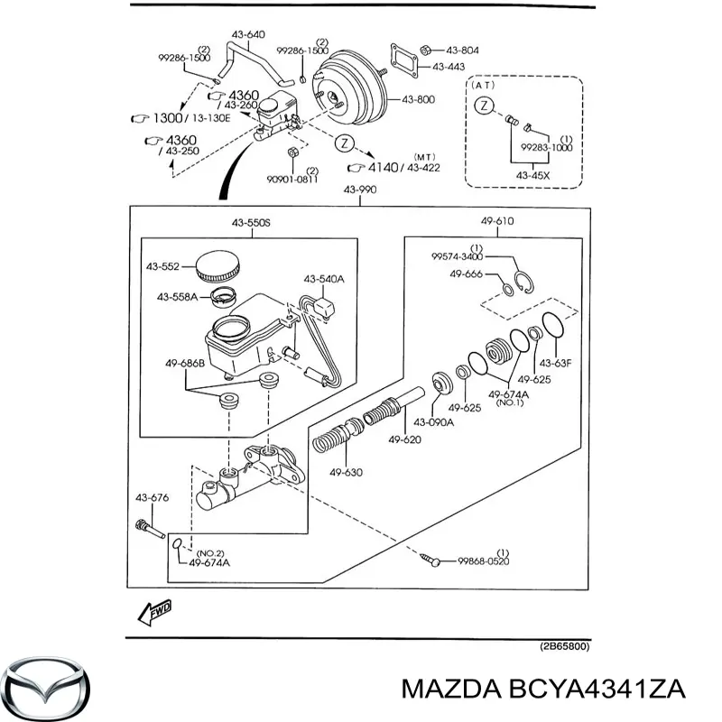  BCYA4341ZA Mazda