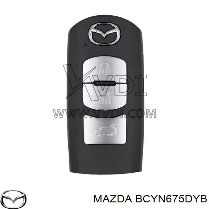 Ключ замка зажигания Mazda BCYN675DYB цена, от 106.53 USD