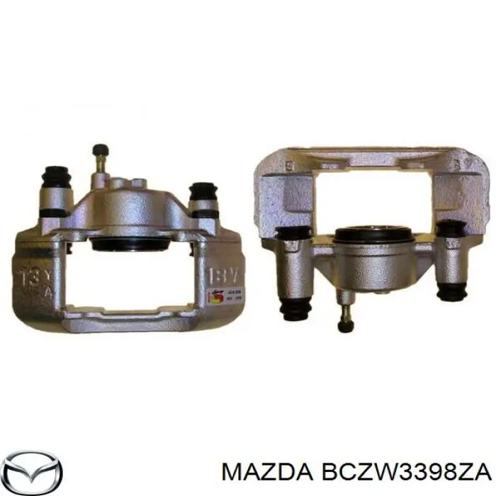 Купить BCZW3398ZA Mazda Суппорт тормозной передний правый