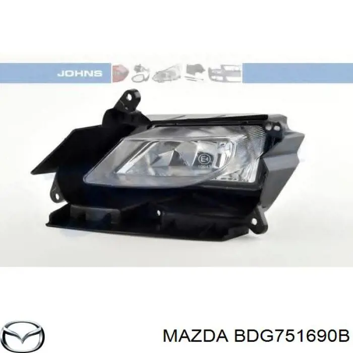 BBP251690B Mazda фара противотуманная левая
