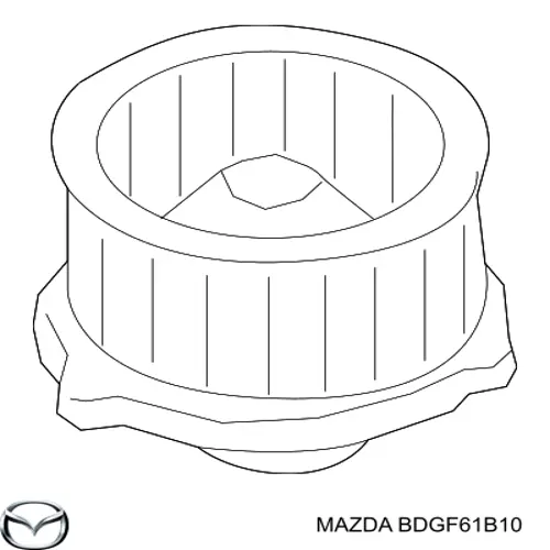 BDGF61B10 Mazda Электромотор печки