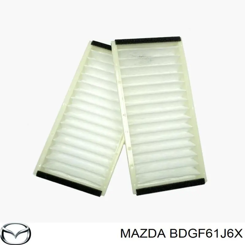 BDGF61J6X Mazda filtro de salão