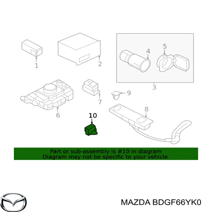 BDGF66YK0 Mazda 