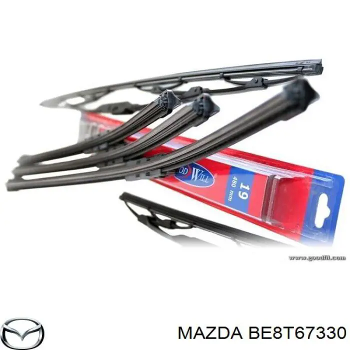 BE8T67330 Mazda щетка-дворник лобового стекла пассажирская