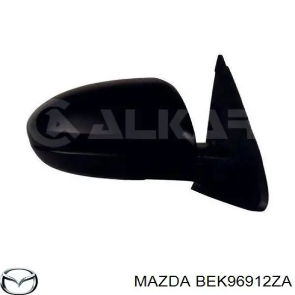 Правое боковое зеркало BEK96912ZA Mazda