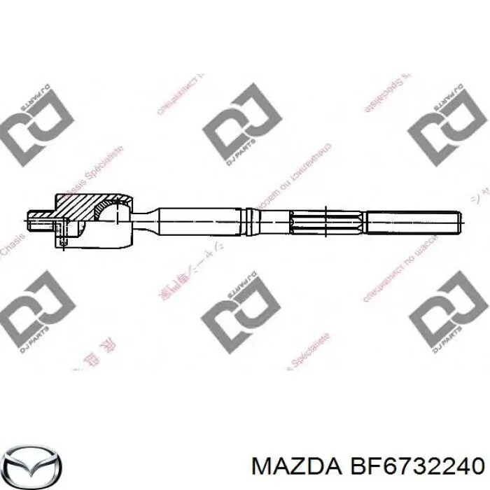 Купить BF6732240 Mazda Рулевая тяга
