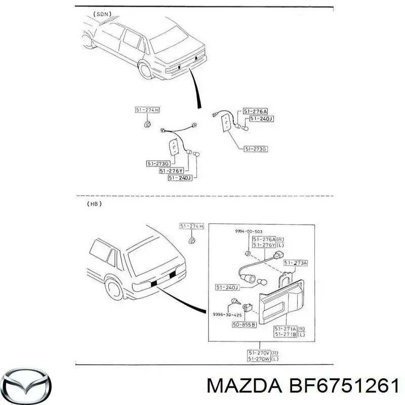  BF6751261 Mazda