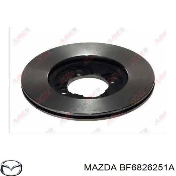 B10726251 Mazda Дисковый тормоз