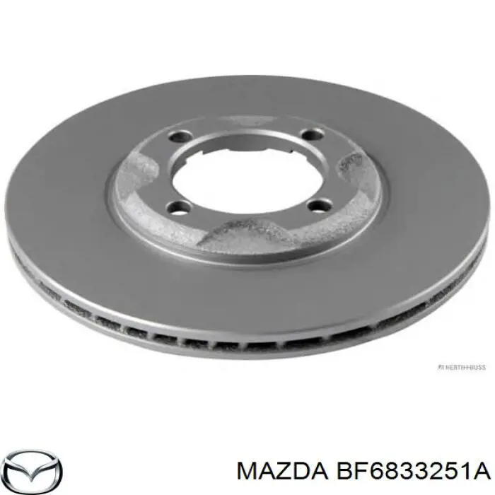 BF6833251A Mazda диск тормозной передний
