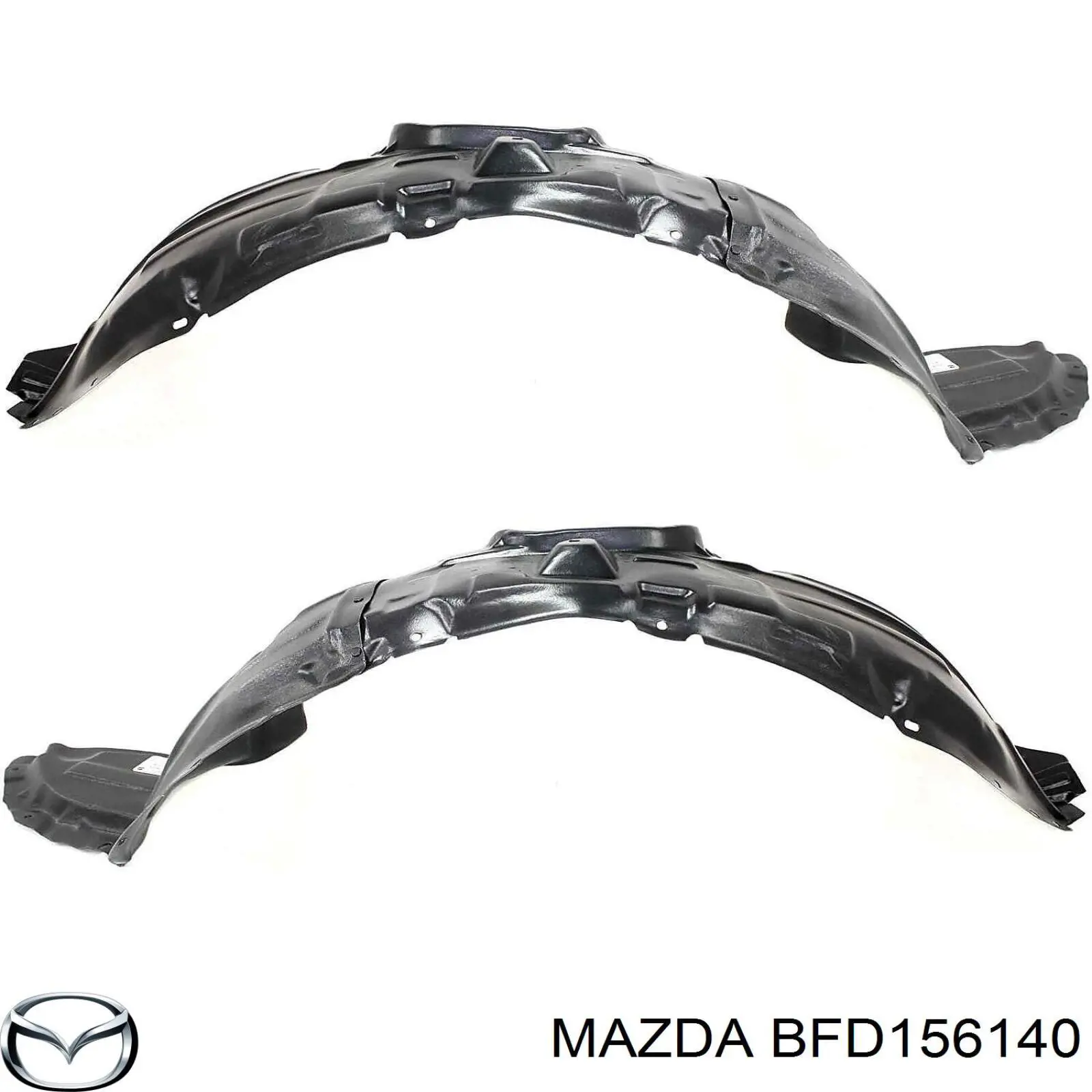 BFD156140 Mazda Подкрылок крыла переднего левый