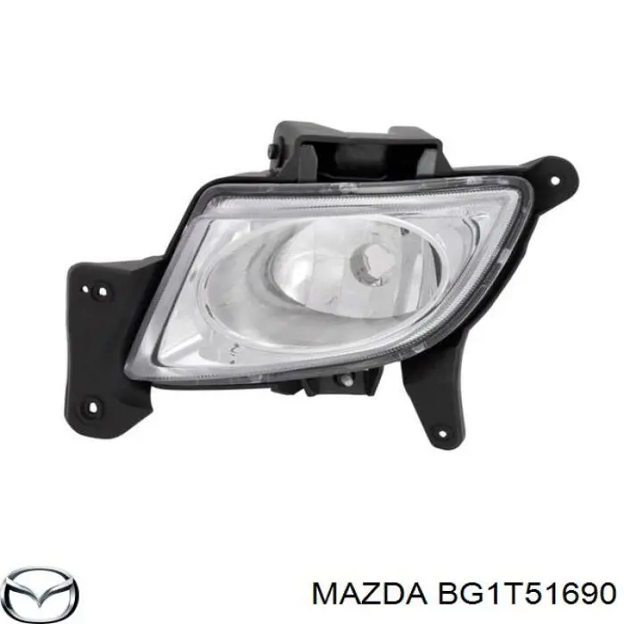  Фара противотуманная левая Mazda 323 