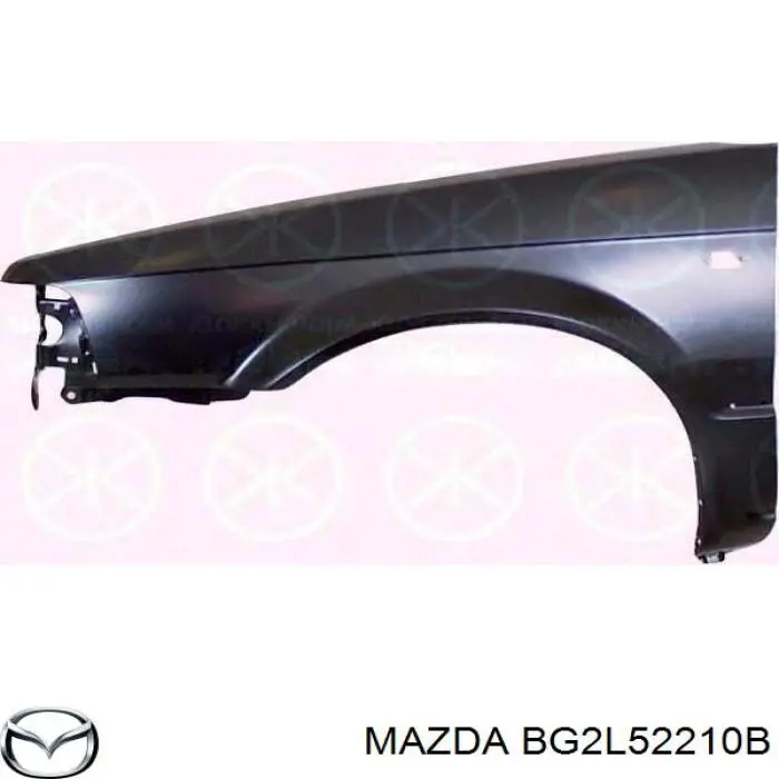 Крыло переднее левое Mazda BG1N52210B цена, от 157.60 USD