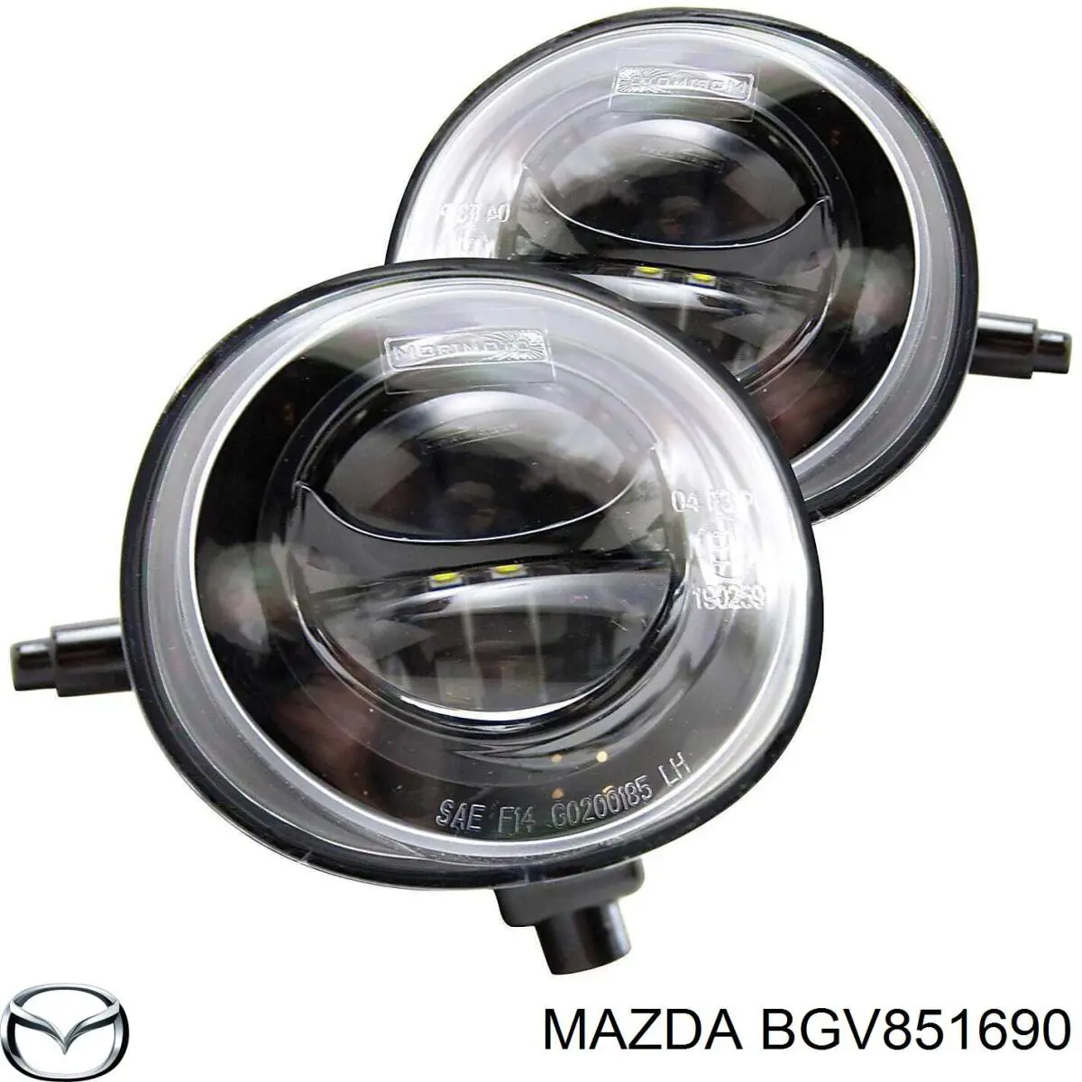 Фара противотуманная левая Mazda BGV851690