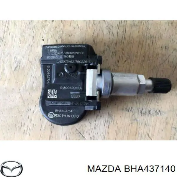 Датчик давления воздуха в шинах Mazda BHA437140