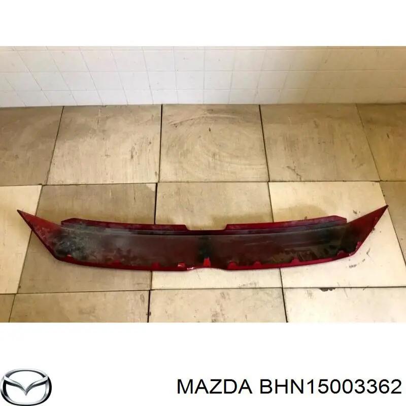 Молдинг решетки бампера переднего верхний Mazda BHN15003362 цена, от 27.77 USD