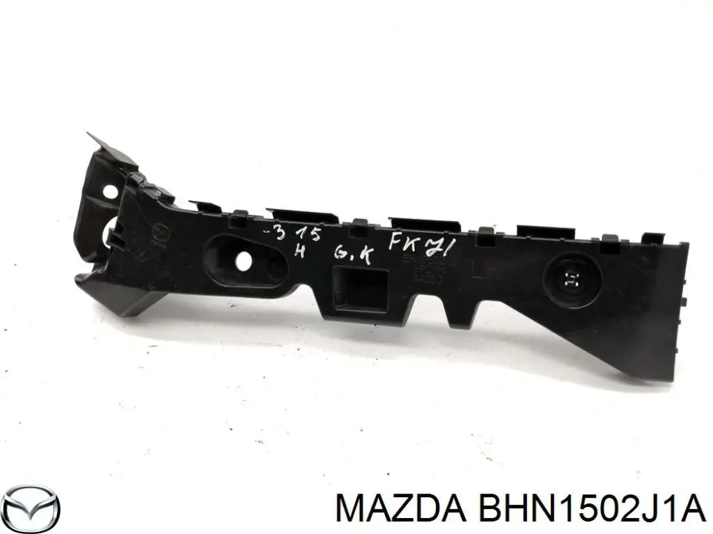 BHN1502J1A Mazda consola esquerda do pára-choque traseiro externo