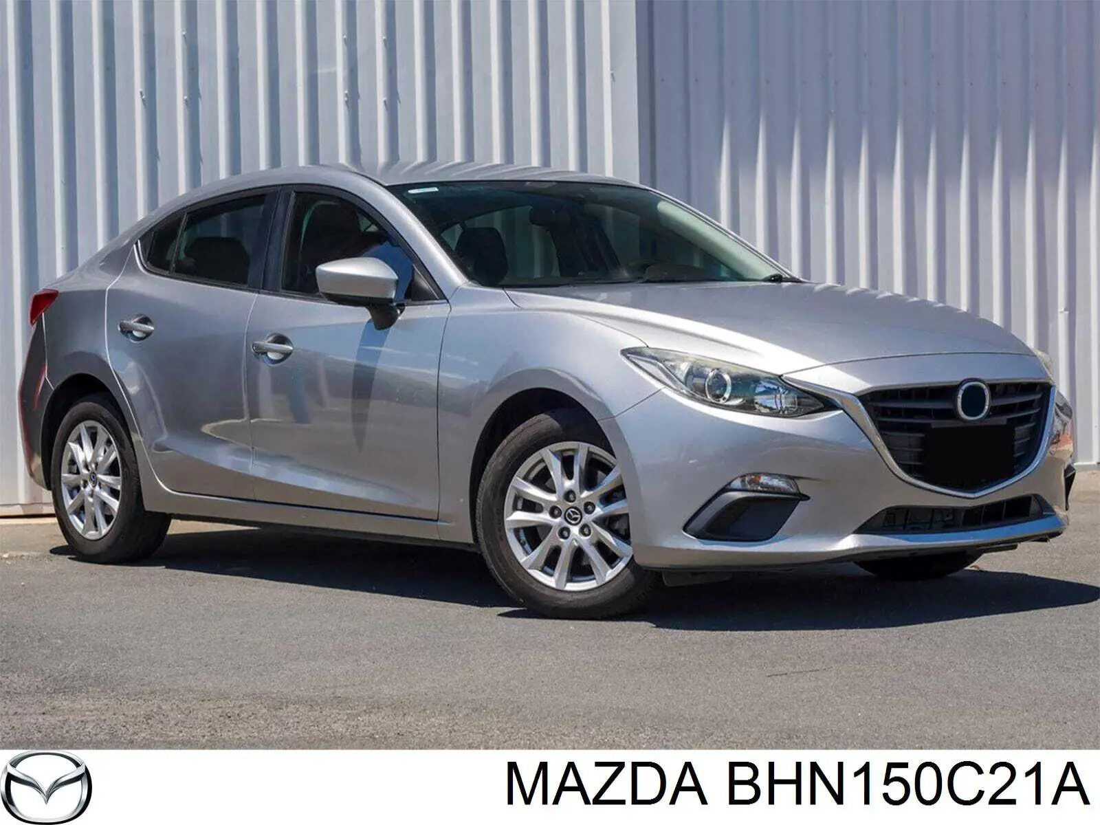 Заглушка (решетка) противотуманных фар бампера переднего левая BJS750C21 Mazda