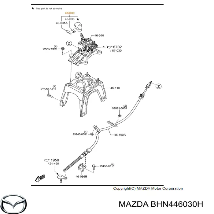  BHN446030H Mazda