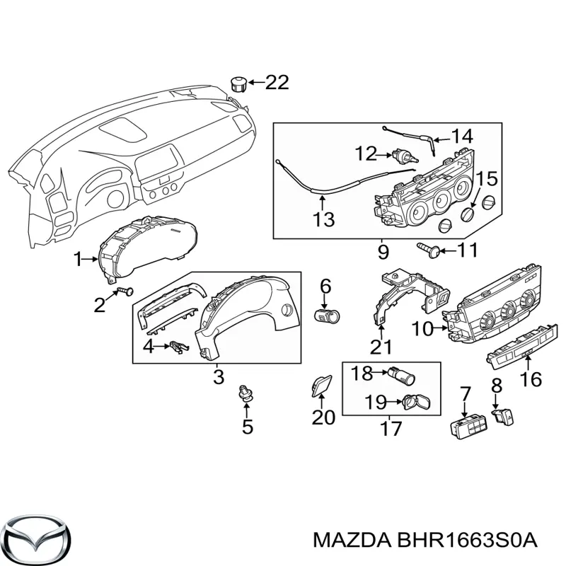 BHR1663S0A Mazda 