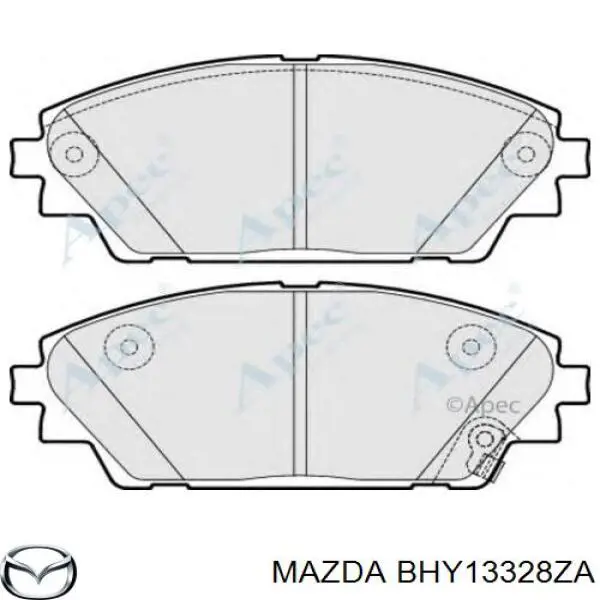 Колодки Mazda BHY13328ZA цена, от 45.36 USD