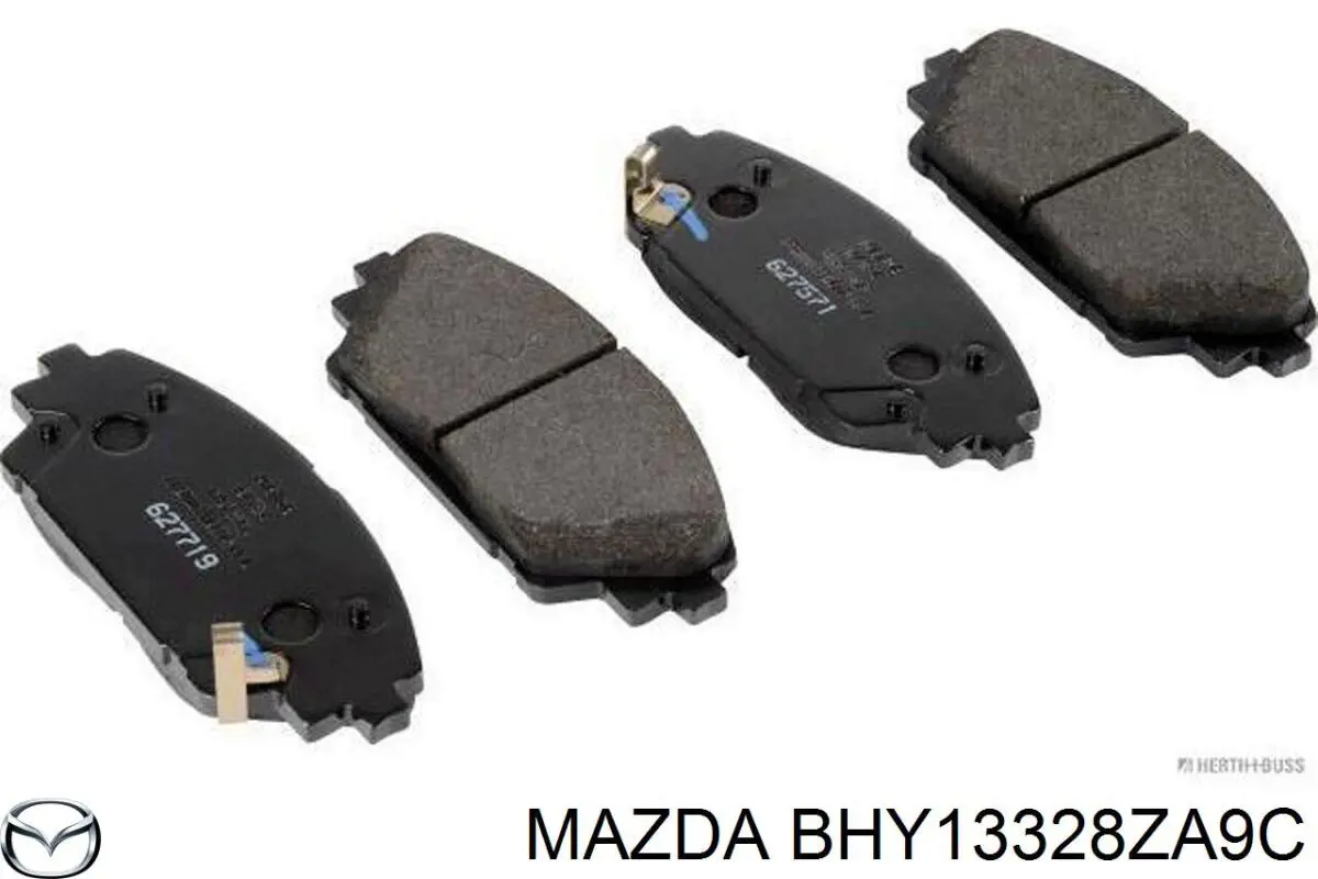 BHY13328ZA9C Mazda Колодки передние