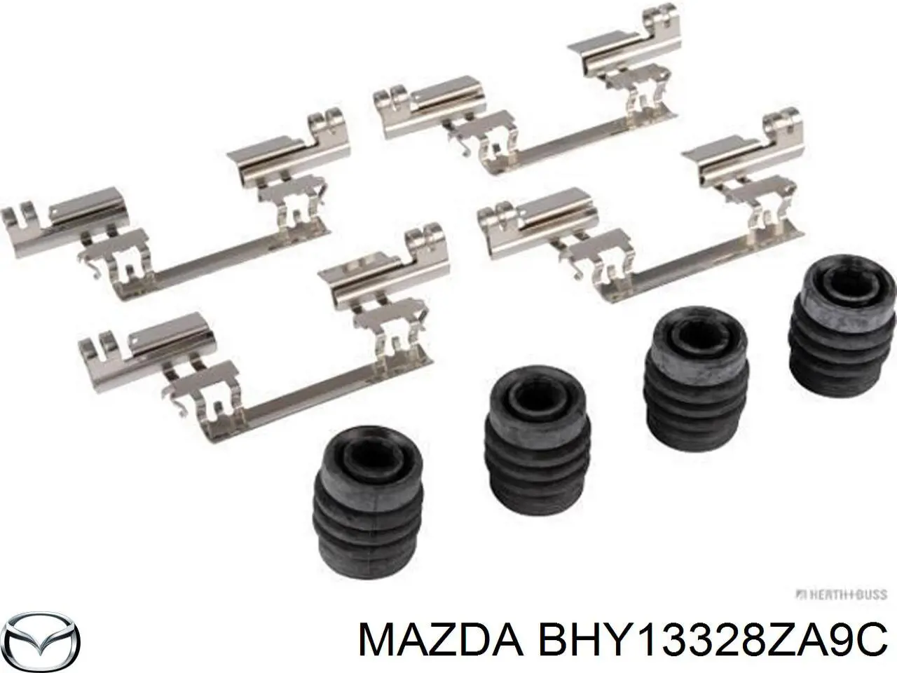 Передние тормозные колодки BHY13328ZA9C Mazda