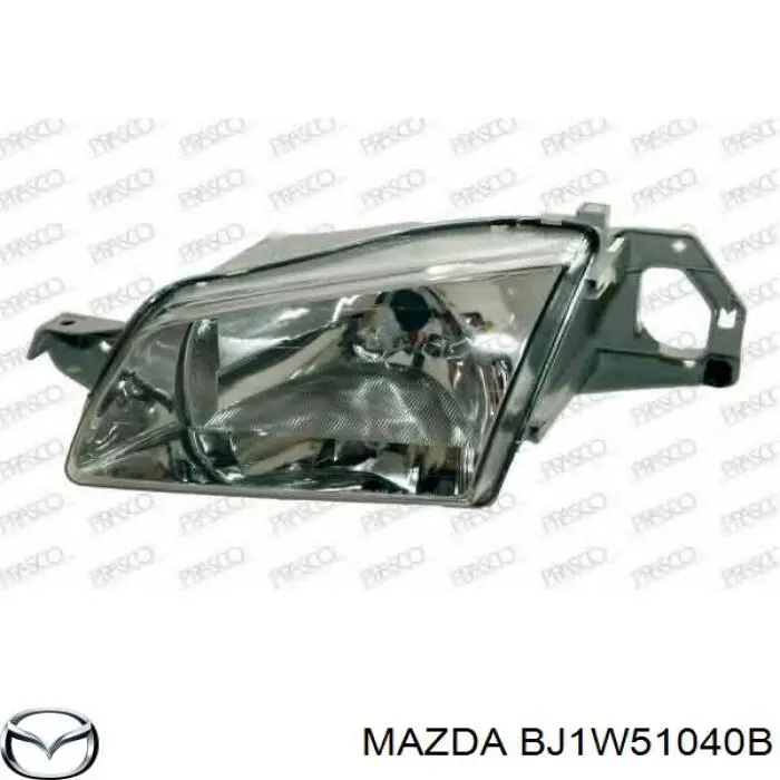 Faro izquierdo BJ1W51040B Mazda