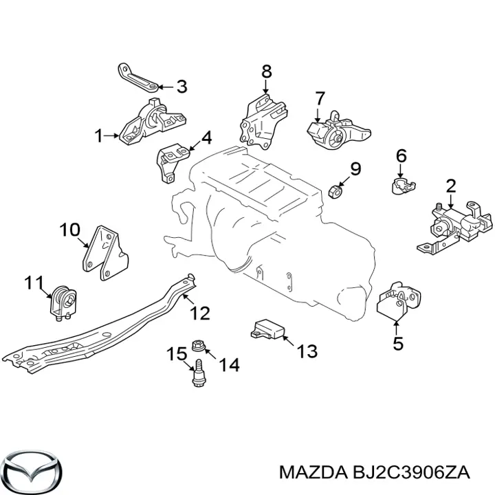  BJ2C3906ZA Mazda