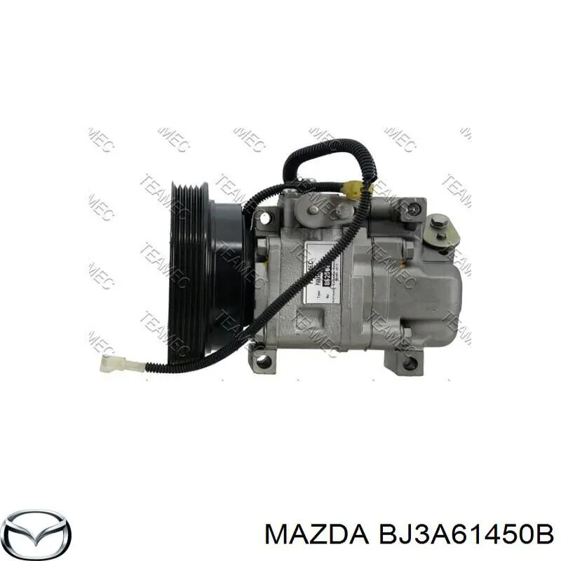 Компрессор кондиционера BJ3A61450 Mazda