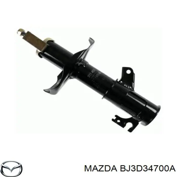 BJ3D34700A Mazda амортизатор передний правый