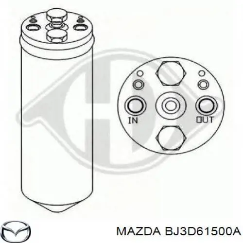 Купить AD175000S Mahle Original Осушитель кондиционера