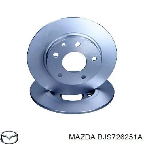 Задний тормозной диск Mazda BJS726251A цена, от 29.74 USD