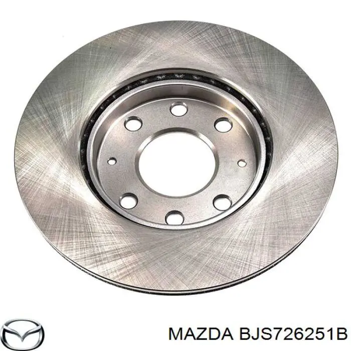 Диск тормозной задний Mazda BJS726251B