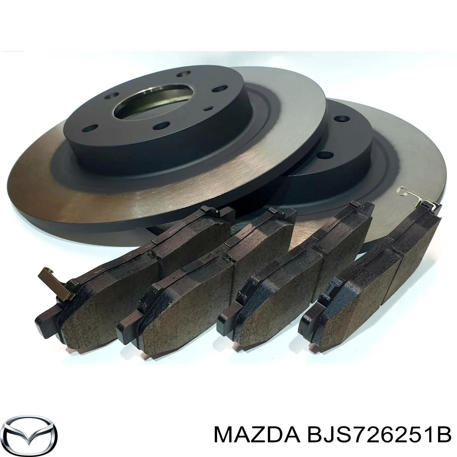 Купить BJS726251B Mazda Диск тормозной задний