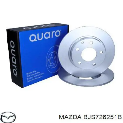 Задний тормозной диск Mazda BJS726251B цена, от 11.27 USD
