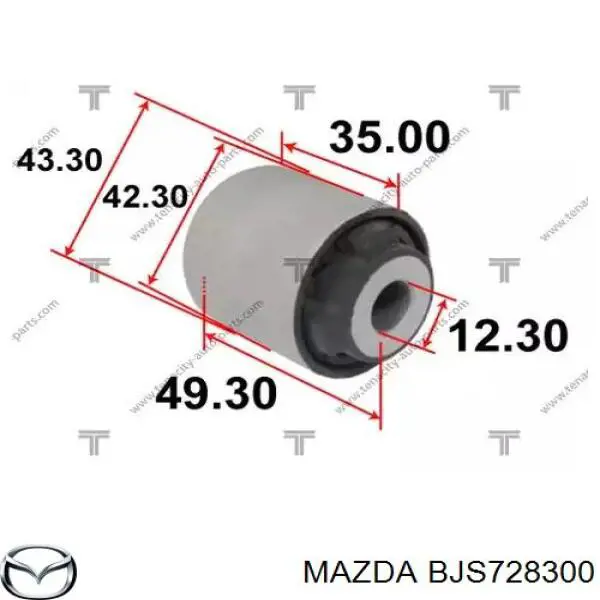 Купить BJS728300 Mazda 