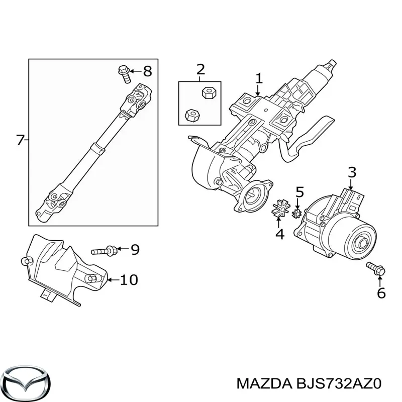 BJS732AZ0 Mazda 