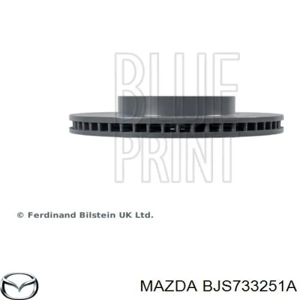 Тормоз дисковый передний Mazda BJS733251A цена, от 63.35 USD