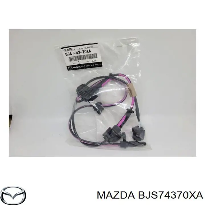 B45A4370X Mazda sensor dianteiro de abs