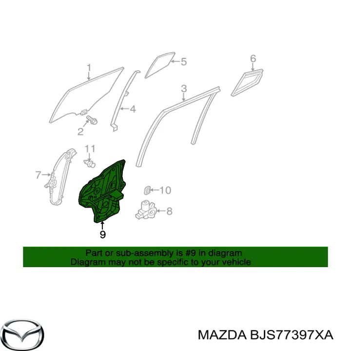 BJS77397XA Mazda 