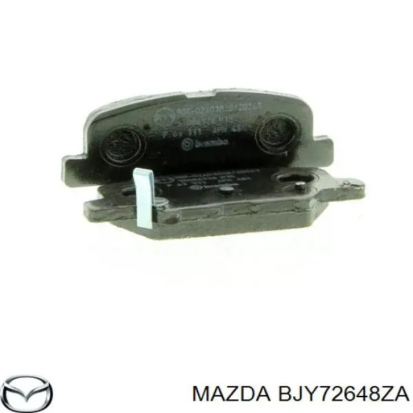 Задние тормозные колодки BJY72648ZA Mazda